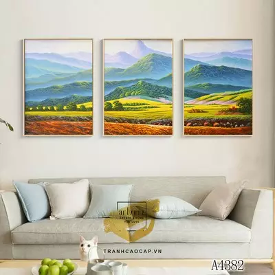 Tranh Decor Canvas phòng khách Giá rẻ 40*60-40*60-40*60 cm P/N: AZ3-0858-KN-CANVAS-40X60-40X60-40X60