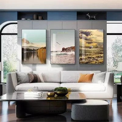 Tranh treo tường Canvas phòng khách chung cư cao cấp giá xưởng 100*150-100*150-100*150 cm P/N: AZ3-0915-KN-CANVAS-100X150-100X150-100X150