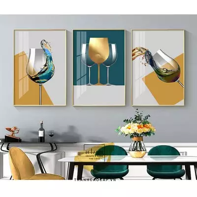 Tranh trang trí phòng khách in trên vải Canvas chung cư cao cấp Đơn giản Size: 100*150-100*150-100*150 P/N: AZ3-1155-KC-CANVAS-100X150-100X150-100X150