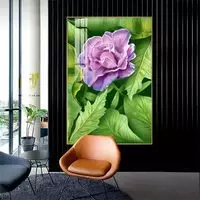 Tranh Hoa lá, Khung Nhôm, Tranh in trên Canvas 40*60 cm P/N: AZ1-1659-KN-CANVAS-40X60