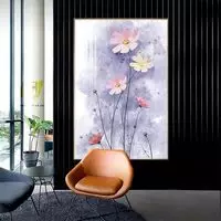 Tranh Hoa lá, Khung Nhôm, Tranh in trên Canvas Size: 90X135 P/N: AZ1-1660-KN-CANVAS-90X135