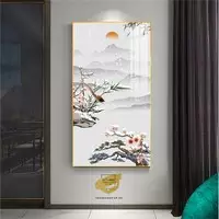 Tranh Phong cảnh, Khung Composite, Tranh in trên Canvas Size: 50*100 P/N: AZ1-1759-KC-CANVAS-50X100