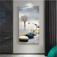 Tranh Phong cảnh, Khung Composite, Tranh in trên Canvas 75X150 cm P/N: AZ1-2072-KC-CANVAS-75X150