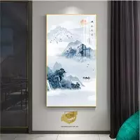 Tranh Phong cảnh, Khung Nhôm, Tranh in trên Canvas Size: 50*100 cm P/N: AZ1-2112-KN-CANVAS-50X100