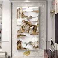 Tranh Phong cảnh, Khung Composite, Tranh in trên Canvas Size: 65X130 cm P/N: AZ1-2801-KC-CANVAS-65X130