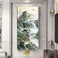 Tranh Phong cảnh, Khung Composite, Tranh in trên Canvas 85X170 cm P/N: AZ1-2804-KC-CANVAS-85X170