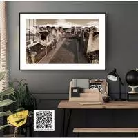 Tranh trang trí tinh tế trang trí phòng khách Phong cảnh Hà Nội xưa Canvas Kích thước: 90*60 cm P/N: AZ1-0938-KC5-CANVAS-90X60
