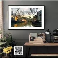 Tranh trang trí Decor Quán Cafe Hà Nội xưa Chất lượng Canvas Kích thước: 90*60 cm P/N: AZ1-0954-KC5-CANVAS-90X60