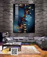 Tranh treo tường in trên vải Canvas đẹp Decor tiệm cafe Size: 50*75 P/N: AZ1-0804-KN-CANVAS-50X75