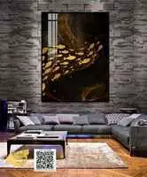 Tranh trang trí in trên vải Canvas bền treo tường phòng khách 30*45 P/N: AZ1-0806-KN-CANVAS-30X45