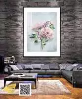 Tranh treo tường hoa lá in trên Decal Đơn giản Size: 90X135 P/N: AZ1-0910-KN-DECAL-90X135