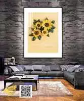 Tranh hoa lá in trên Canvas Decor Phòng khách Đơn giản 80X120 cm P/N: AZ1-0916-KC-CANVAS-80X120