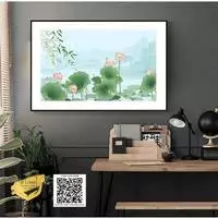 Tranh phong cảnh in trên Canvas trang trí Nhà liền kề Tinh tế 150X100 cm P/N: AZ1-1056-KN-CANVAS-150X100