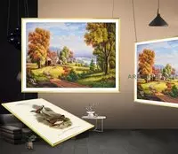 Tranh phong cảnh treo tường Spa Nhẹ nhàng in trên vải Canvas Size: 100*75 cm P/N: AZ1-0072-KC-CANVAS-100X75
