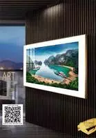 Tranh Mica Đài loan phong cảnh Decor Chung cư cao cấp Nhẹ nhàng 75X50 P/N: AZ1-1006-KN-MICA-75X50