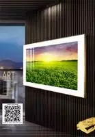 Tranh phong cảnh trang trí Phòng khách Giá rẻ in trên vải Canvas Size: 60*40 cm P/N: AZ1-1021-KN-CANVAS-60X40