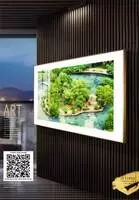 Tranh phong cảnh in trên Mica trang trí Chung cư Nhẹ nhàng 150*100 cm P/N: AZ1-1022-KN-MICA-150X100