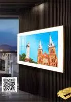 Tranh phong cảnh Decor Chung cư cao cấp Giá rẻ in trên Mica Đài loan Size: 75X50 cm P/N: AZ1-1029-KC-MICA-75X50