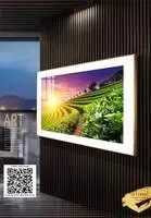 Tranh vải Canvas phong cảnh treo tường Phòng ăn Đẹp 135X90 P/N: AZ1-1030-KN-CANVAS-135X90