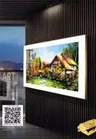 Tranh phong cảnh in trên Canvas Decor Nhà hàng Cao cấp 90X60 cm P/N: AZ1-1071-KN-CANVAS-90X60