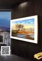 Tranh phong cảnh in trên vải Canvas treo tường Chung cư cao cấp Giá rẻ 150*100 cm P/N: AZ1-1099-KN-CANVAS-150X100