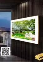 Tranh Decal nhập khẩu phong cảnh trang trí Chung cư cao cấp Đẹp 150*100 P/N: AZ1-1113-KC-DECAL-150X100