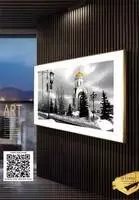 Tranh phong cảnh in trên vải Canvas trang trí Chung cư cao cấp 75*50 cm P/N: AZ1-1120-KC-CANVAS-75X50