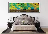 Tranh treo tường phòng ngủ Giá rẻ in trên Canvas Size: 150X50 cm P/N: AZ1-0202-KN-CANVAS-150X50
