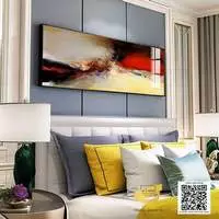 Tranh Decor phòng ngủ in trên vải Canvas Đẹp Size: 180*60 P/N: AZ1-0629-KC5-CANVAS-180X60