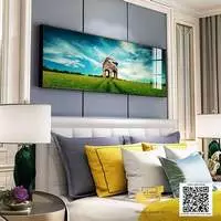 Tranh treo tường phòng ngủ in trên Decal chung cư cao cấp Giá rẻ Size: 135X45 P/N: AZ1-0647-KN-DECAL-135X45