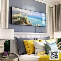 Tranh Canvas Decor phòng ngủ chung cư cao cấp Bền 120*40 P/N: AZ1-0664-KC5-CANVAS-120X40