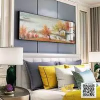 Tranh trang trí phòng ngủ chung cư cao cấp Mica Size: 150*50 cm P/N: AZ1-0672-KN-MICA-150X50