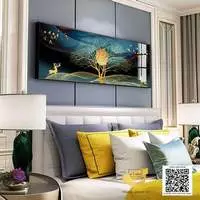 Tranh trang trí phòng ngủ Nhẹ nhàng vải Canvas Size: 150X50 cm P/N: AZ1-0733-KN-CANVAS-150X50