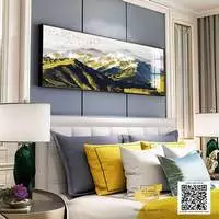 Tranh treo tường phòng ngủ in trên vải Canvas giá xưởng Size: 150*50 P/N: AZ1-0740-KC5-CANVAS-150X50
