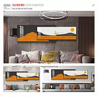 Tranh Decor vải Canvas phòng ngủ khách sạn giá xưởng 150X60-150X50 cm P/N: AZ2-0036-KN-CANVAS-150X60-150X50
