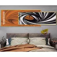 Tranh trang trí Canvas phòng ngủ khách sạn Nhẹ nhàng 100*40-90*30 cm P/N: AZ2-0154-KN-CANVAS-100X40-90X30