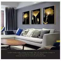 Tranh treo tường phòng khách in trên Canvas chung cư cao cấp Giá rẻ Size: 70X105-70X105-70X105 P/N: AZ3-0007-KN-CANVAS-70X105-70X105-70X105
