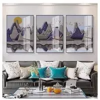 Tranh Canvas Decor phòng khách chung cư cao cấp Bền 40*60-40*60-40*60 P/N: AZ3-0086-KC-CANVAS-40X60-40X60-40X60
