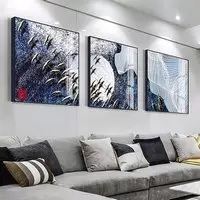 Tranh treo tường phòng khách Giá rẻ in trên vải Canvas Size: 70*70-70*70-70*70 cm P/N: AZ3-0121-KC-CANVAS-70X70-70X70-70X70