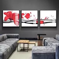 Tranh trang trí vải Canvas phòng khách Chung cư giá xưởng 90X90-90X90-90X90 cm P/N: AZ3-0138-KN-CANVAS-90X90-90X90-90X90