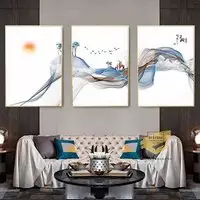Tranh trang trí phòng khách giá xưởng vải Canvas Size: 40X60-40X60-40X60 cm P/N: AZ3-0155-KN-CANVAS-40X60-40X60-40X60