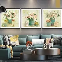 Tranh Decor phòng khách in trên vải Canvas Size: 90*90-90*90-90*90 P/N: AZ3-0324-KN-CANVAS-90X90-90X90-90X90