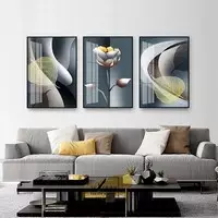 Tranh Decor phòng khách chung cư cao cấp Đẹp vải Canvas Size: 60X90-60X90-60X90 cm P/N: AZ3-0744-KN-CANVAS-60X90-60X90-60X90