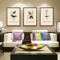 Tranh trang trí phòng khách in trên vải Canvas chung cư cao cấp Giá rẻ Size: 50*75-50*75-50*75 P/N: AZ3-0566-KN-CANVAS-50X75-50X75-50X75