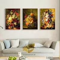 Tranh trang trí Canvas phòng khách nhà liền kề giá xưởng 60*90-60*90-60*90 cm P/N: AZ3-1101-KN-CANVAS-60X90-60X90-60X90