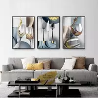 Tranh vải Canvas trang trí phòng khách Chung cư Bền 50X75-50X75-50X75 P/N: AZ3-1147-KN-CANVAS-50X75-50X75-50X75
