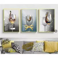 Tranh treo tường in trên Canvas phòng khách chung cư cao cấp giá xưởng 40X60-40X60-40X60 cm P/N: AZ3-1180-KN-CANVAS-40X60-40X60-40X60