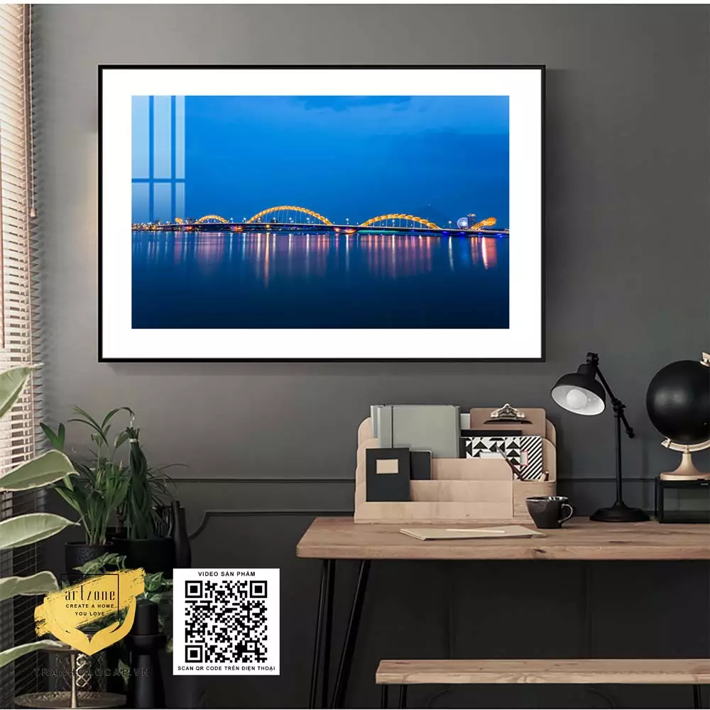 Tranh phong cảnh cầu Rồng