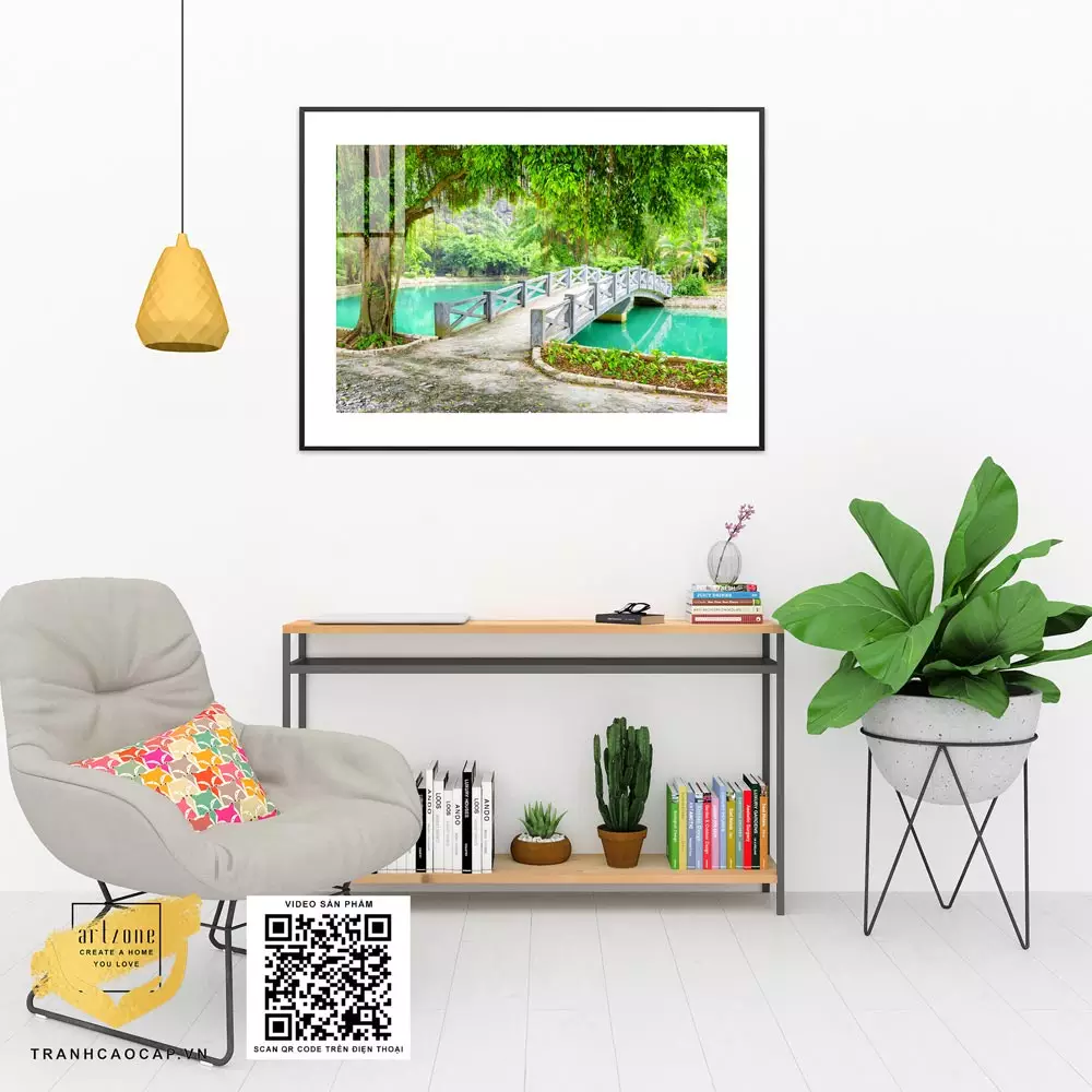 Cách bố trí tranh treo tường hợp lý và cân đối