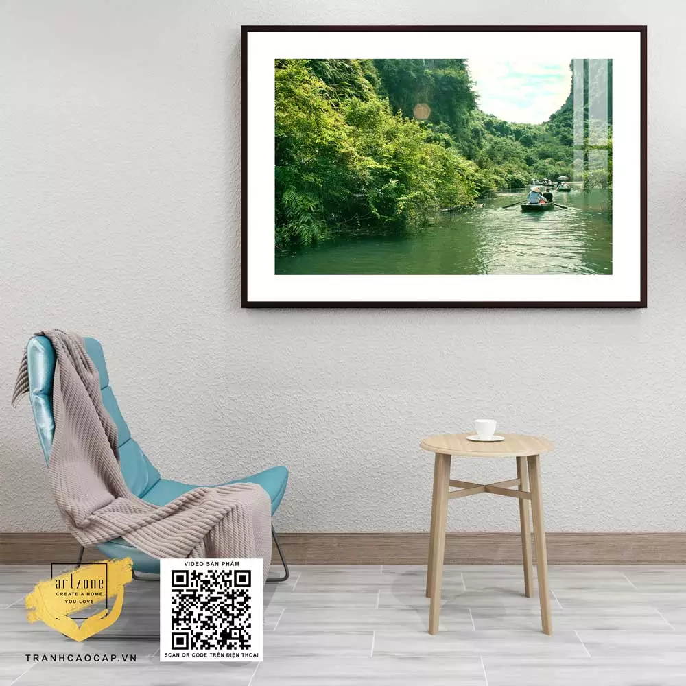 Ưu điểm của chất liệu Mica trong tranh phong cảnh
